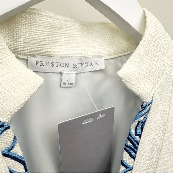 Preston & York Loretta Linen Blend 3/4 Sleeve Dress - Picture 5 of 10